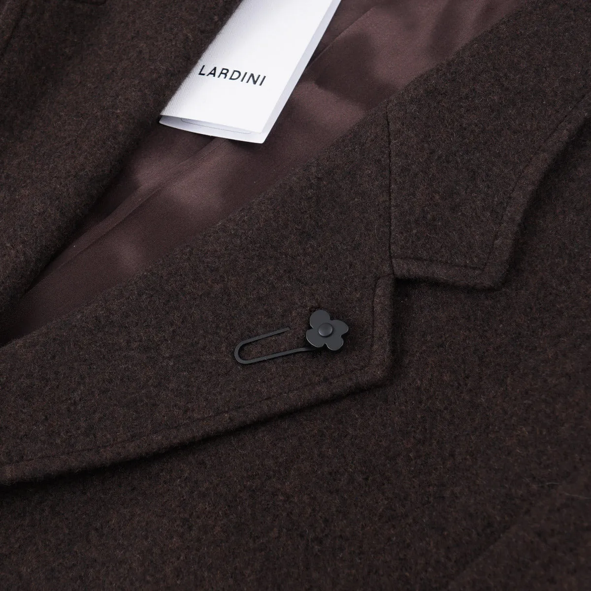 Lardini Soft Wool-Silk-Cashmere Coat