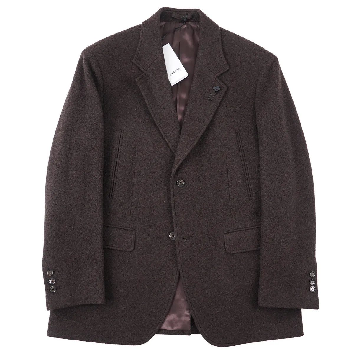 Lardini Soft Wool-Silk-Cashmere Coat