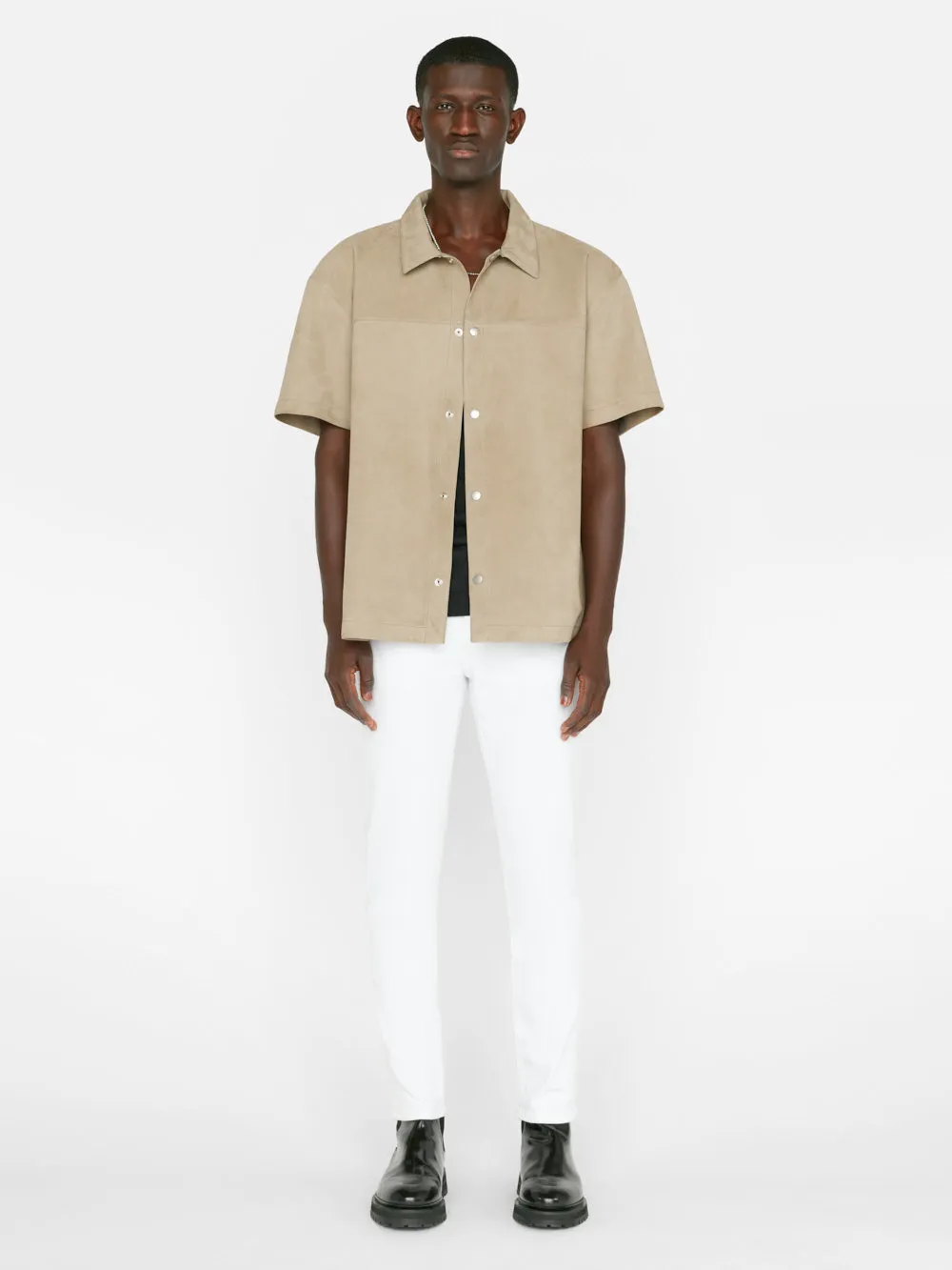 L'Homme Slim Crop -- Blanc