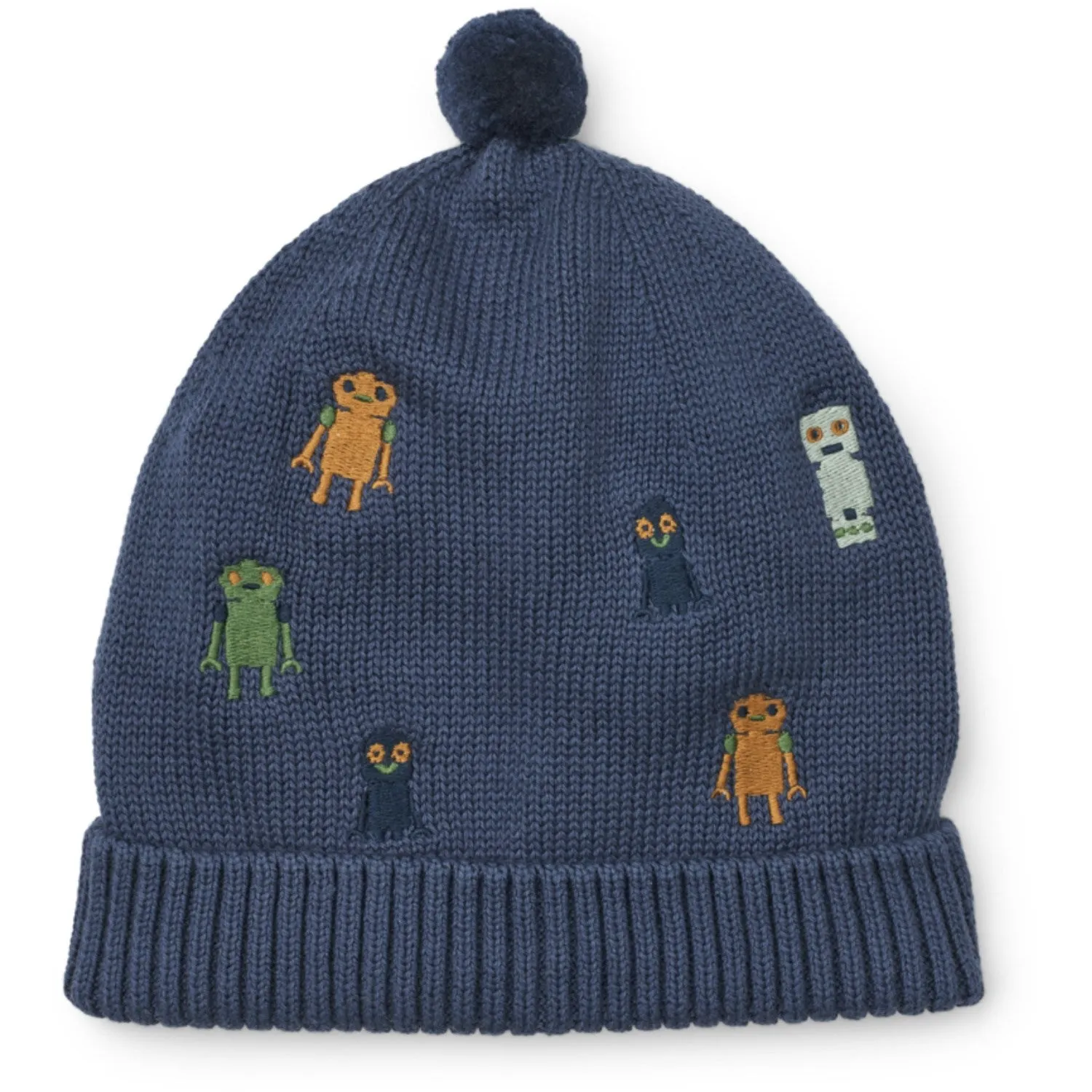 LieWood Robots / Indigo Blue Aster Beanie