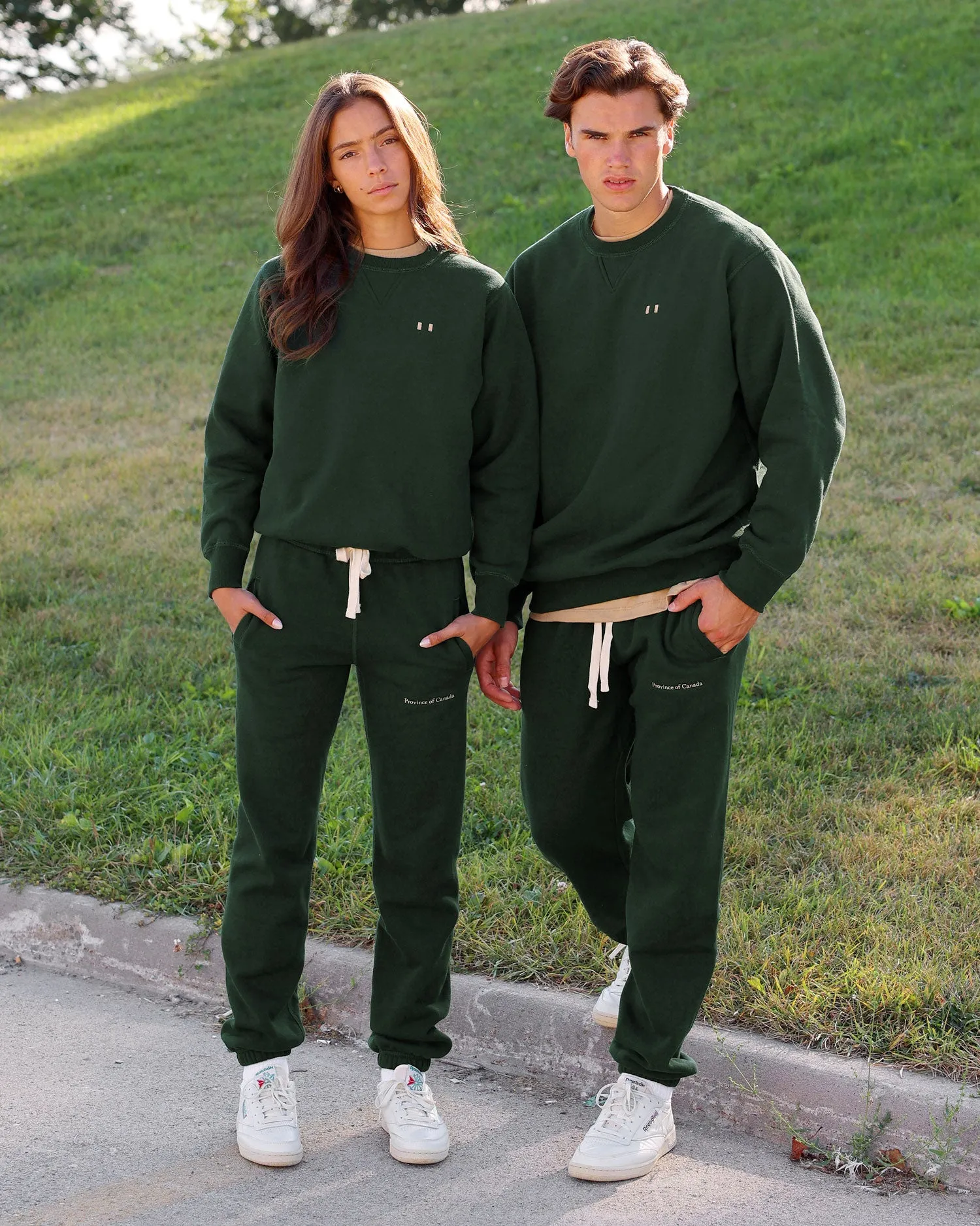 Lounge Fleece Sweatshirt Forest - Unisex