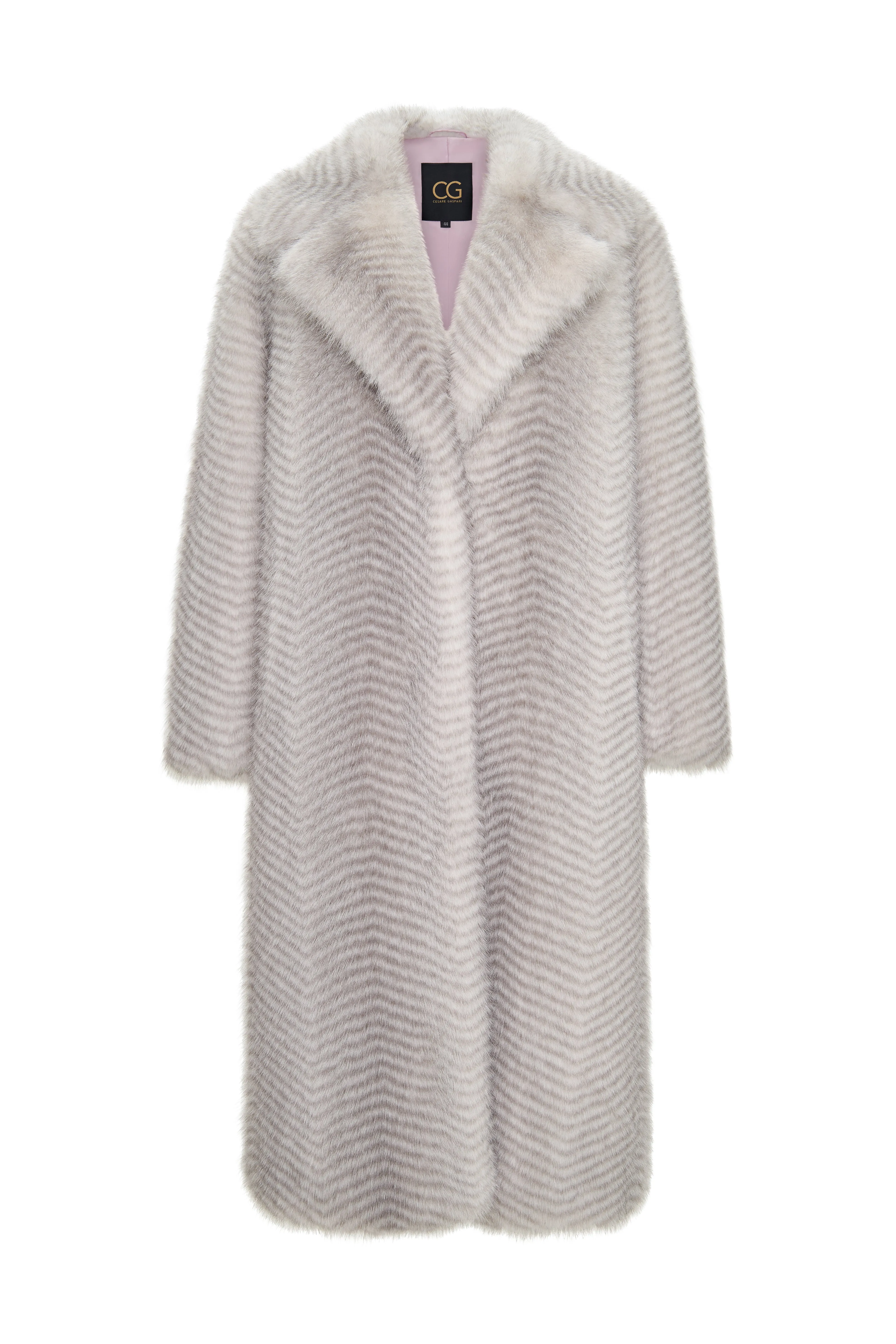 Luxurious Faux Fur Coat Natalie  - White