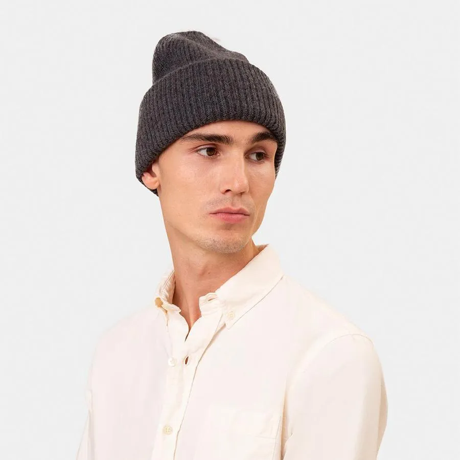 Merino Wool Hat Beanie - Sandstone Orange