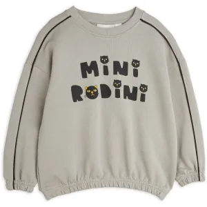 Mini Rodini Grey Mini Rodini Cats Sweatshirt