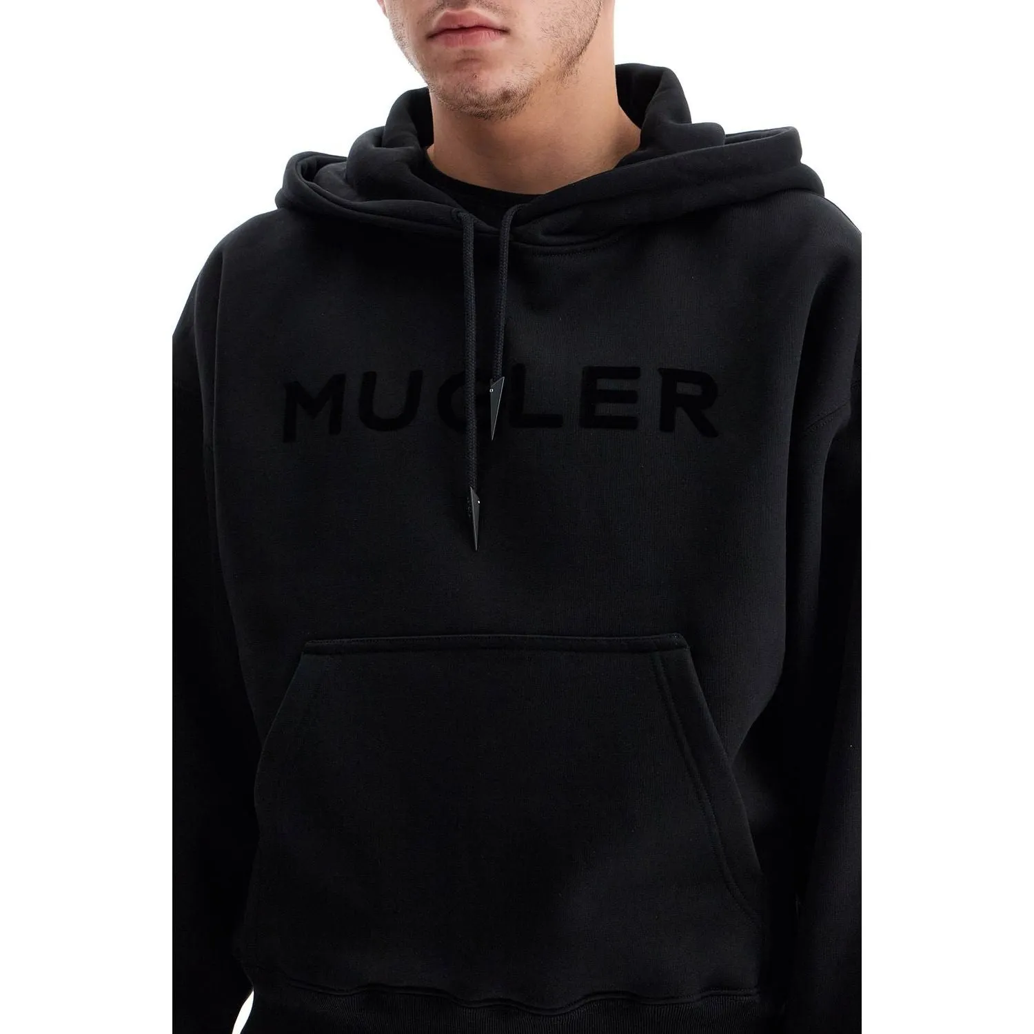 Mugler fleece sweatshirt with