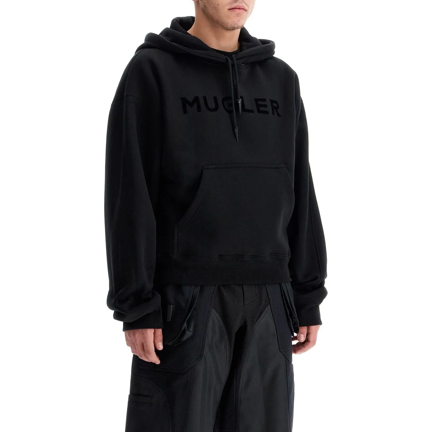 Mugler fleece sweatshirt with