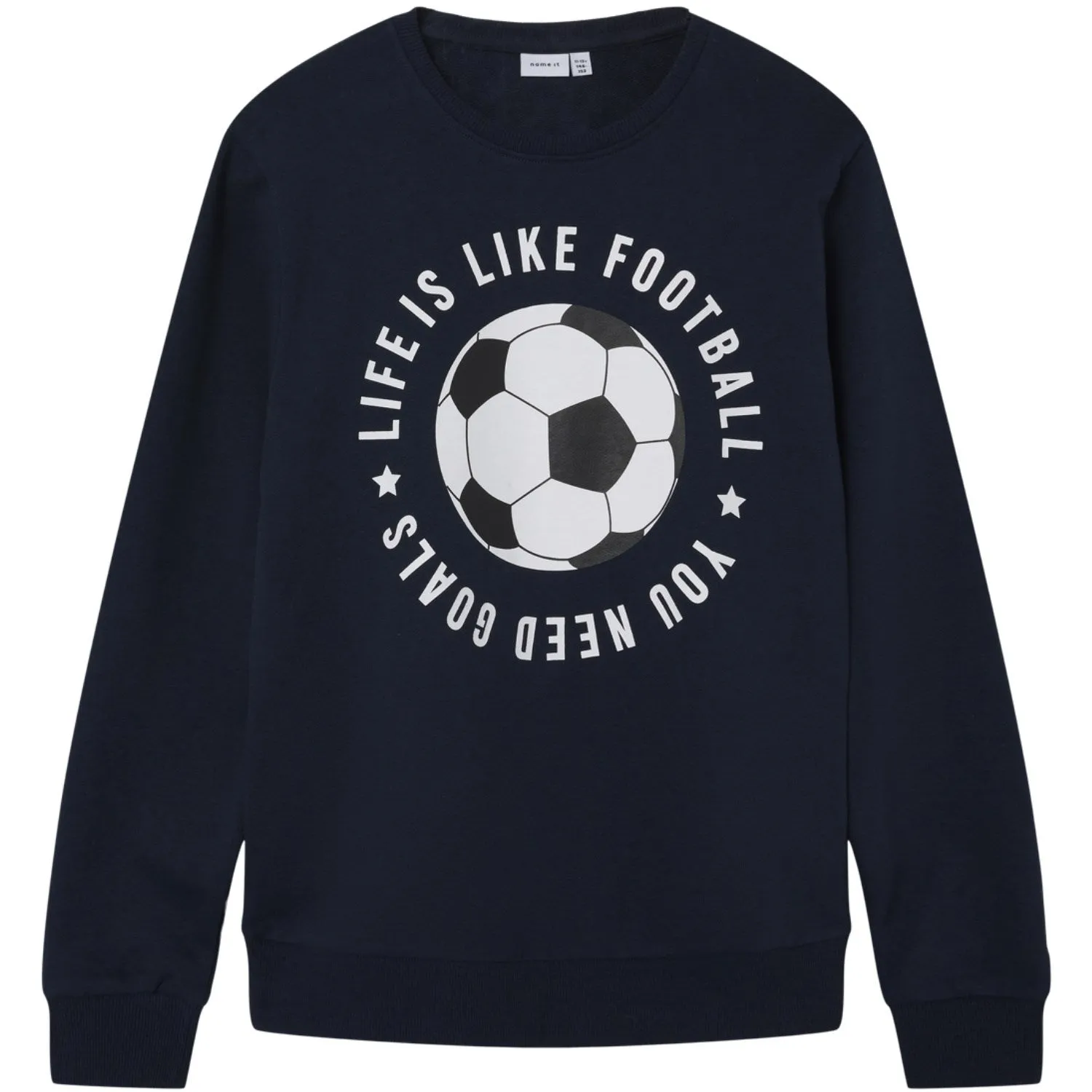 Name It Dark Sapphire Jefootball Sweatshirt