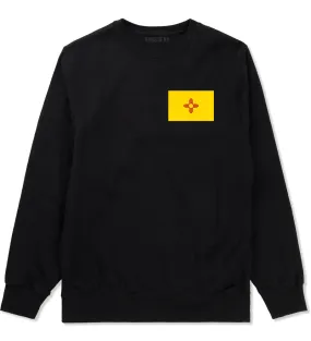 New Mexico State Flag NM Chest Mens Crewneck Sweatshirt