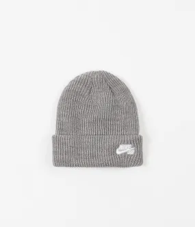 Nike SB Fisherman Beanie - Dark Grey Heather / White