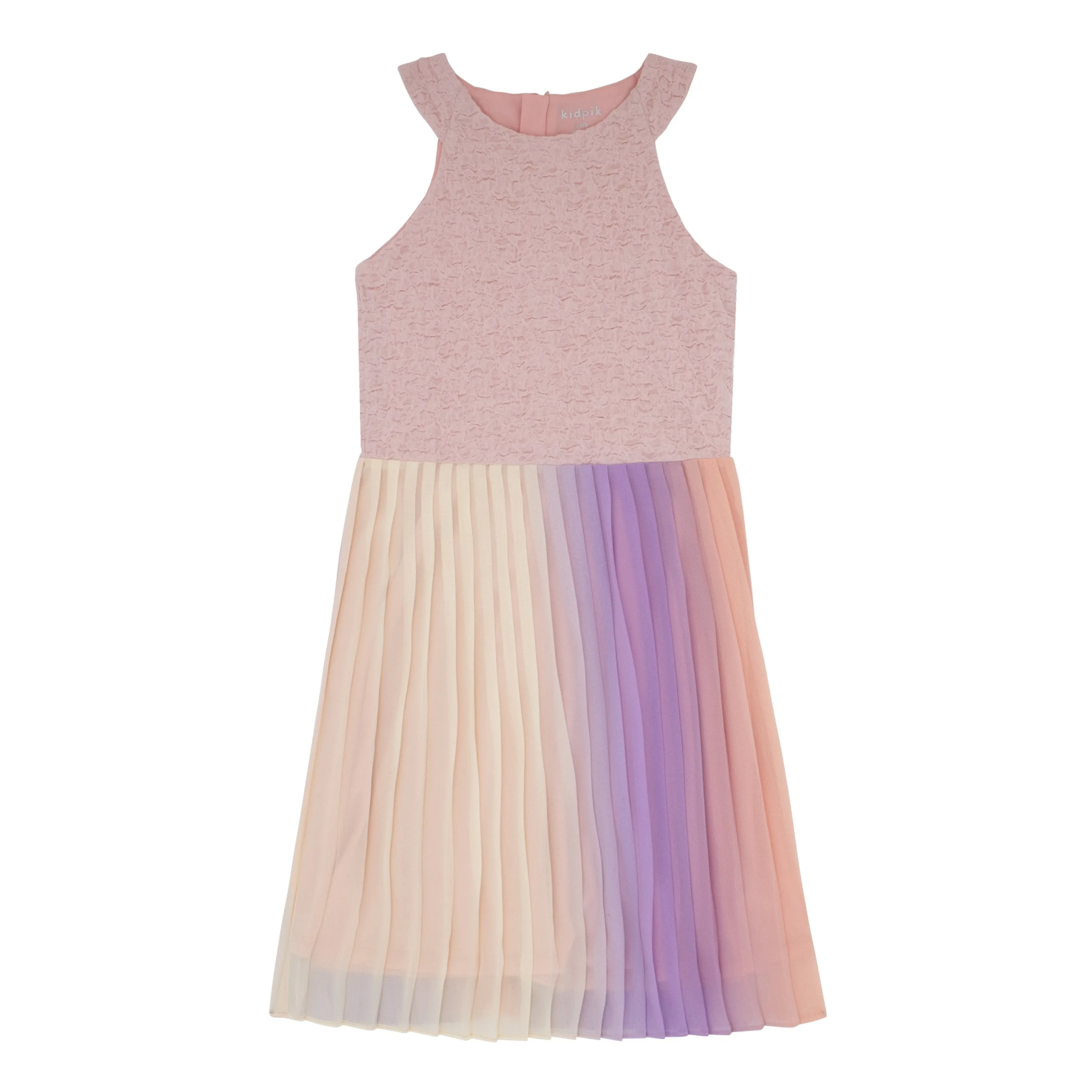 Ombre Pleated Dress