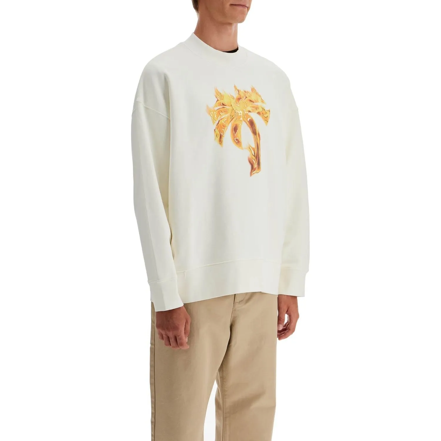 Palm Angels 'burning palm oversized sweat