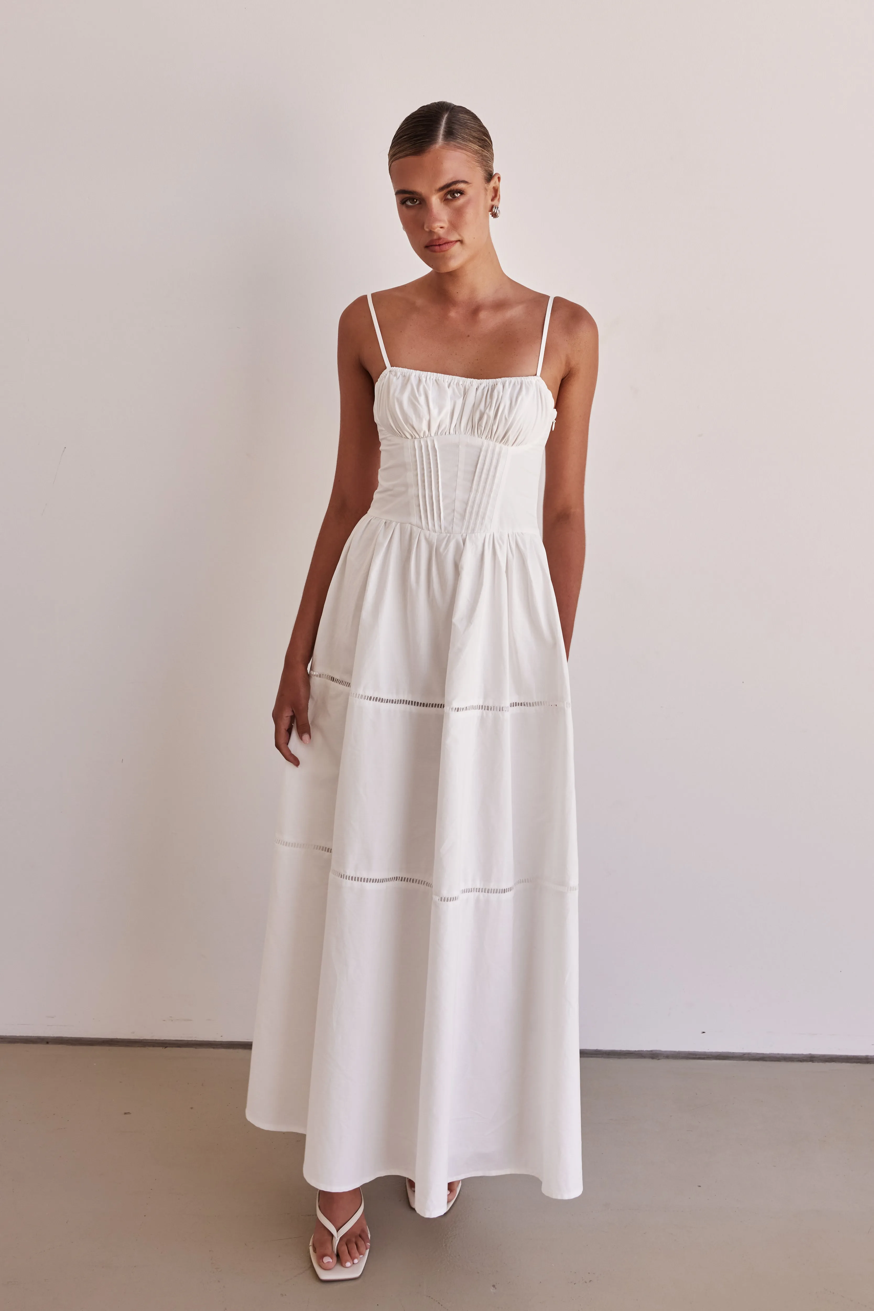 Paolo Maxi Dress (White)