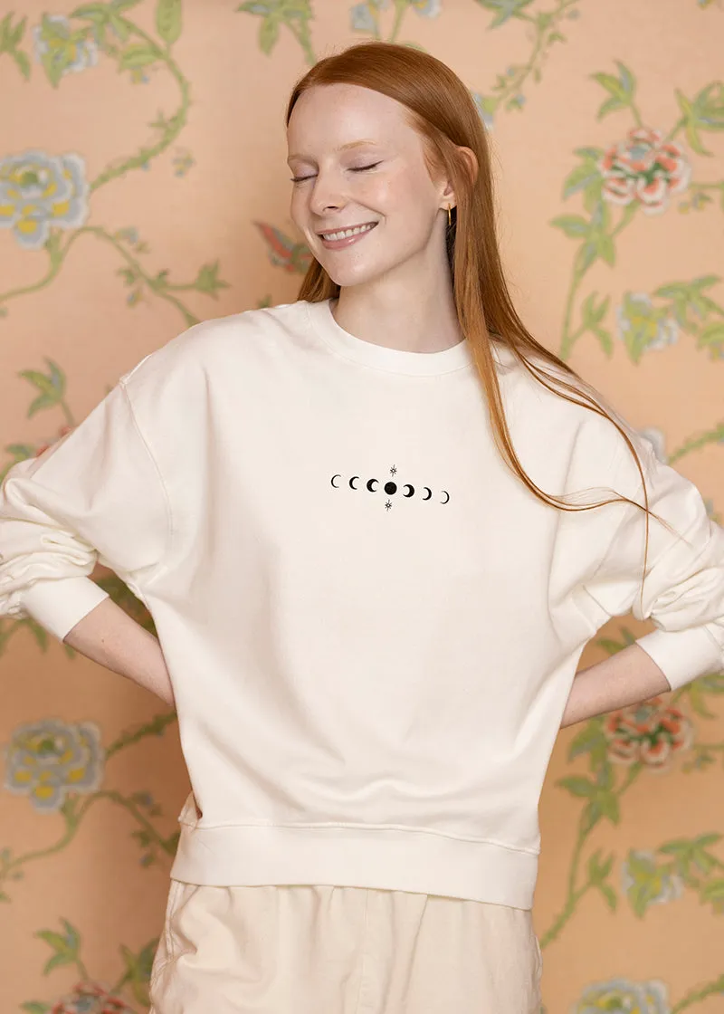 Phases of the Moon Crewneck Sweatshirt