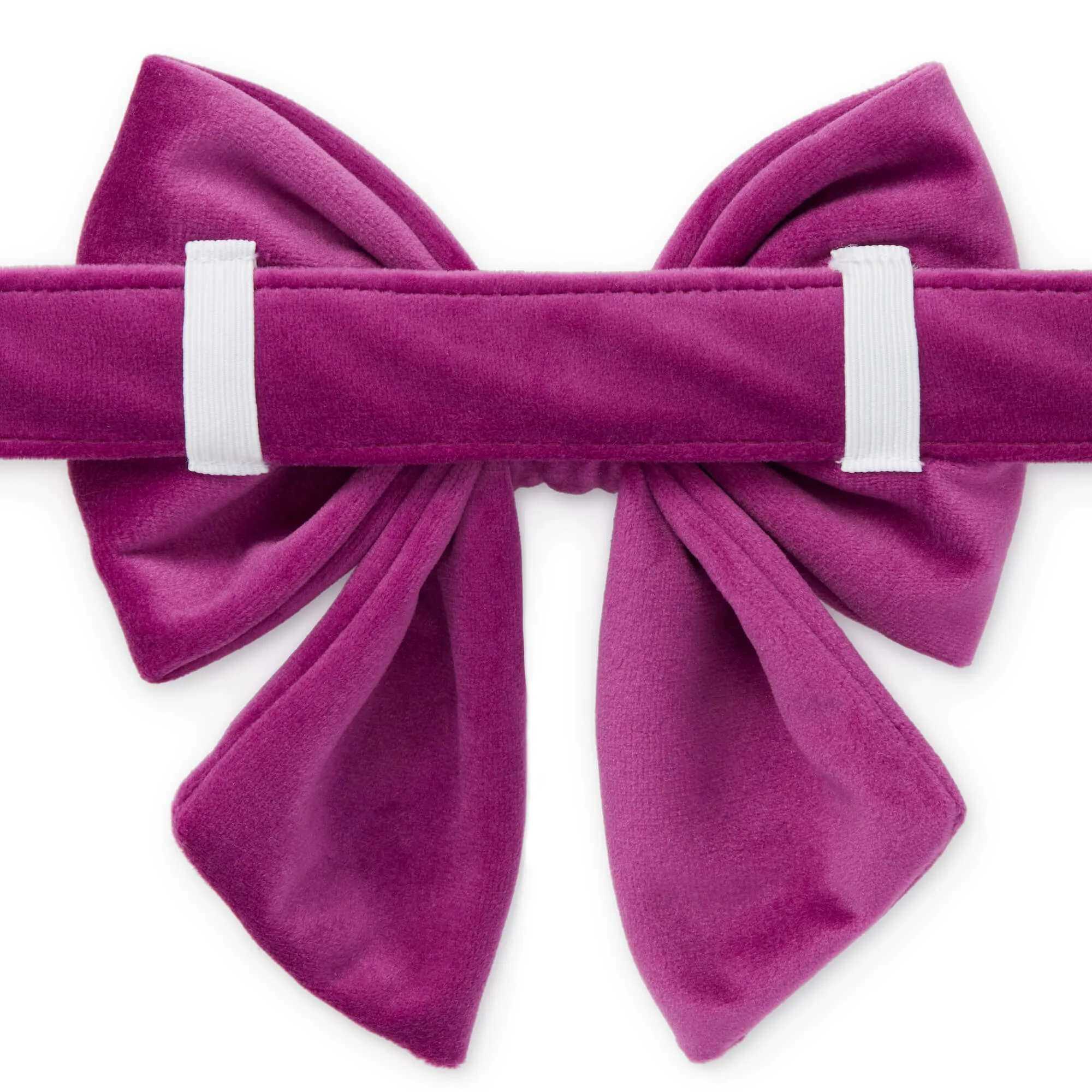 Plum Velvet Lady Dog Bow