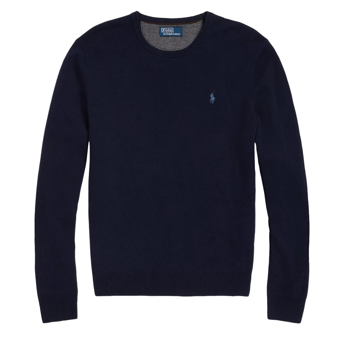 Polo Ralph Lauren Wool Crew Neck Knit Hunter Navy