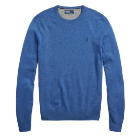 Polo Ralph Lauren Wool Crew Neck Knit Twilight Blue Heather