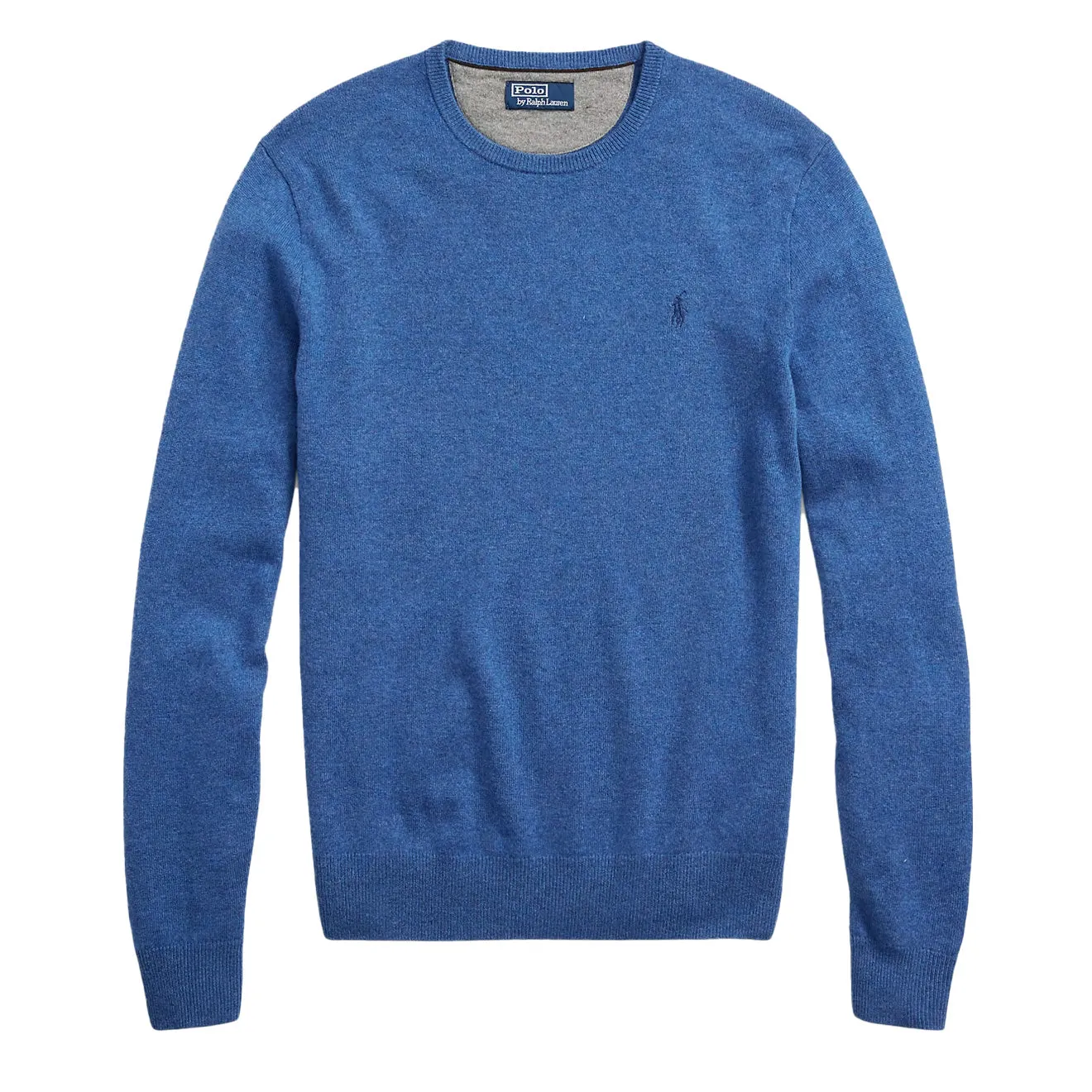 Polo Ralph Lauren Wool Crew Neck Knit Twilight Blue Heather