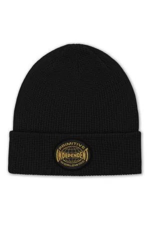 Primitive x Independent Classic Waffle Knit Beanie - Black