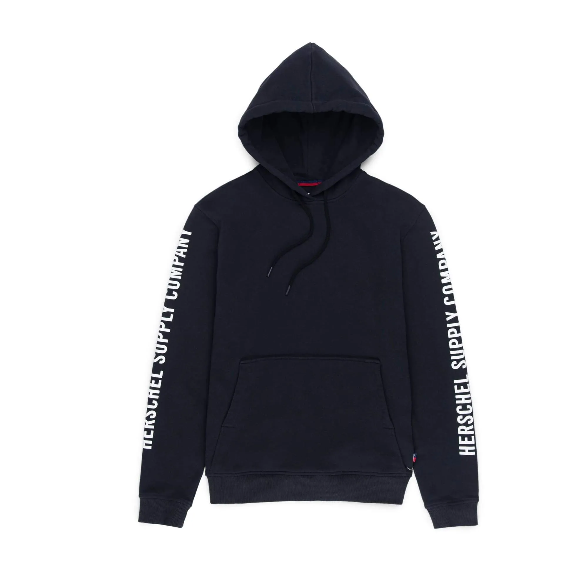 Pullover Hoodie Sleeve Print Black/White