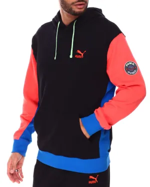 Puma Men's Retro Sci-Fi Color-Block Hoodie