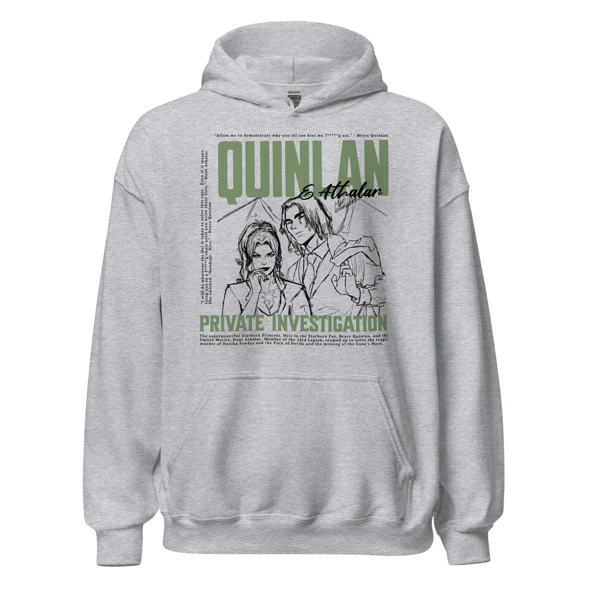 Quinlan and Athalar Private Investigation Hoodie