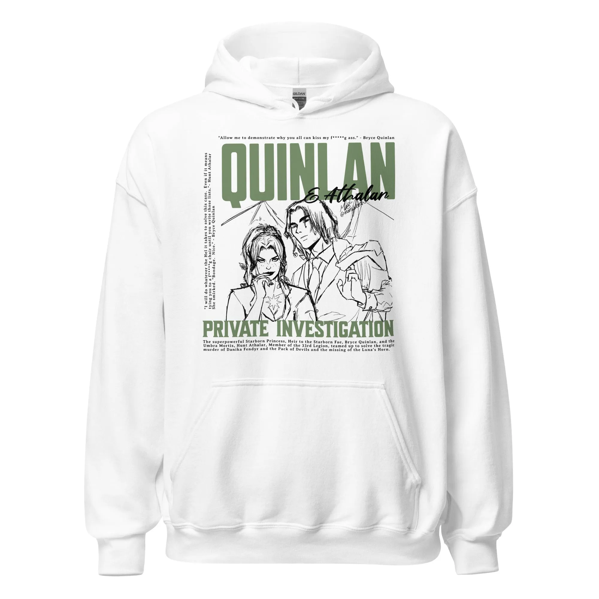 Quinlan and Athalar Private Investigation Hoodie