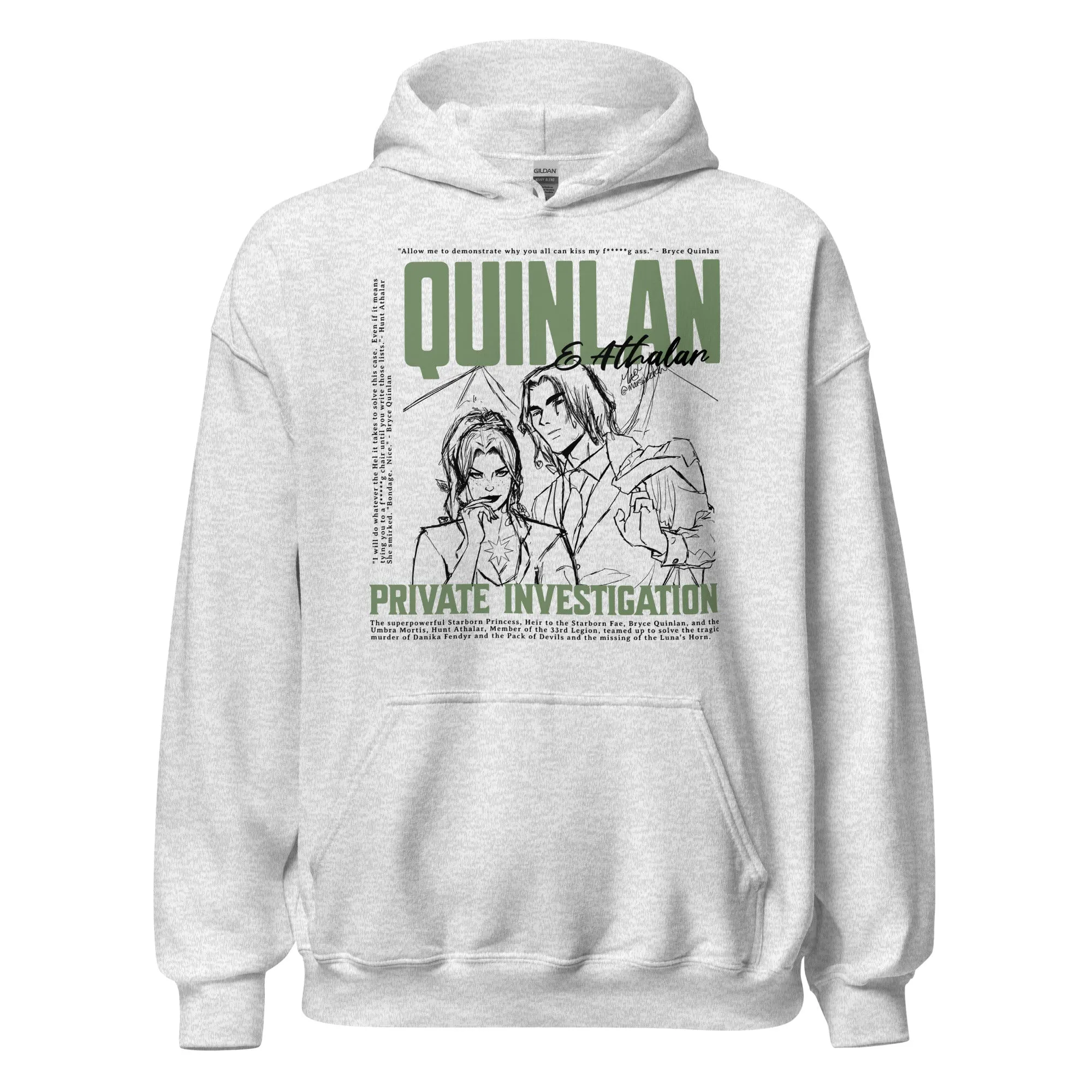 Quinlan and Athalar Private Investigation Hoodie