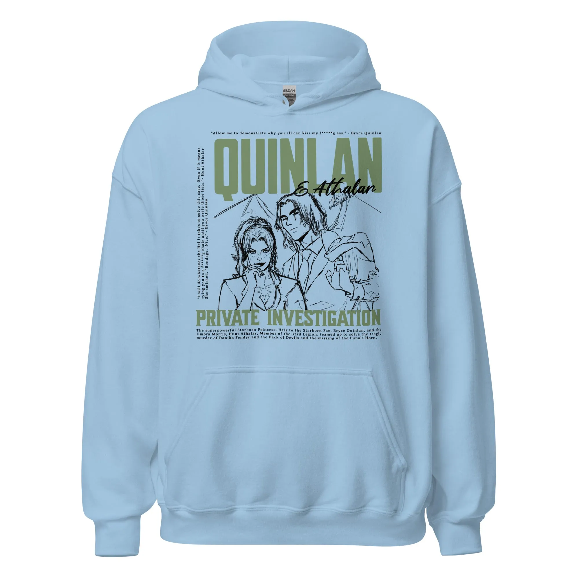 Quinlan and Athalar Private Investigation Hoodie