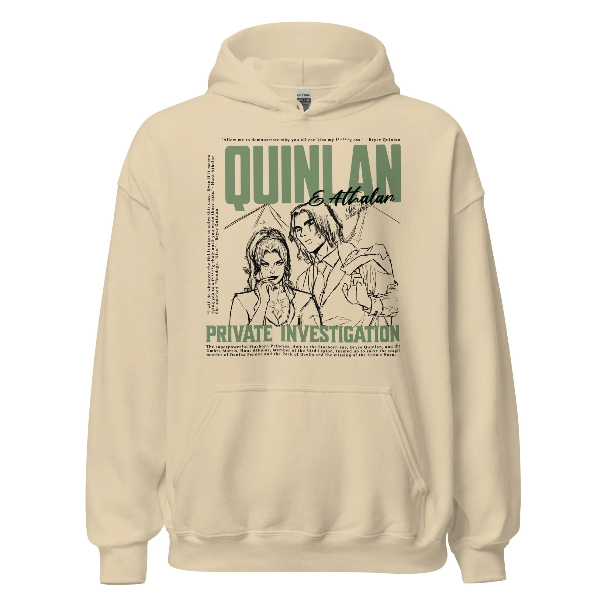 Quinlan and Athalar Private Investigation Hoodie