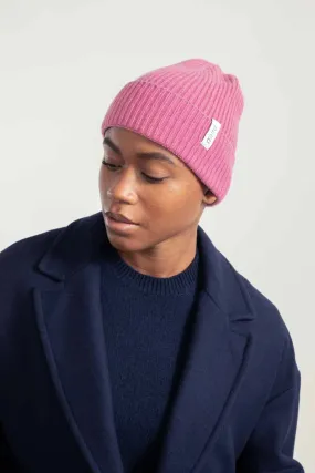 Recycled Cashmere Beanie Marcello - Candy Pink