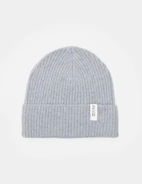 Recycled Cashmere Beanie Marcello - Grey