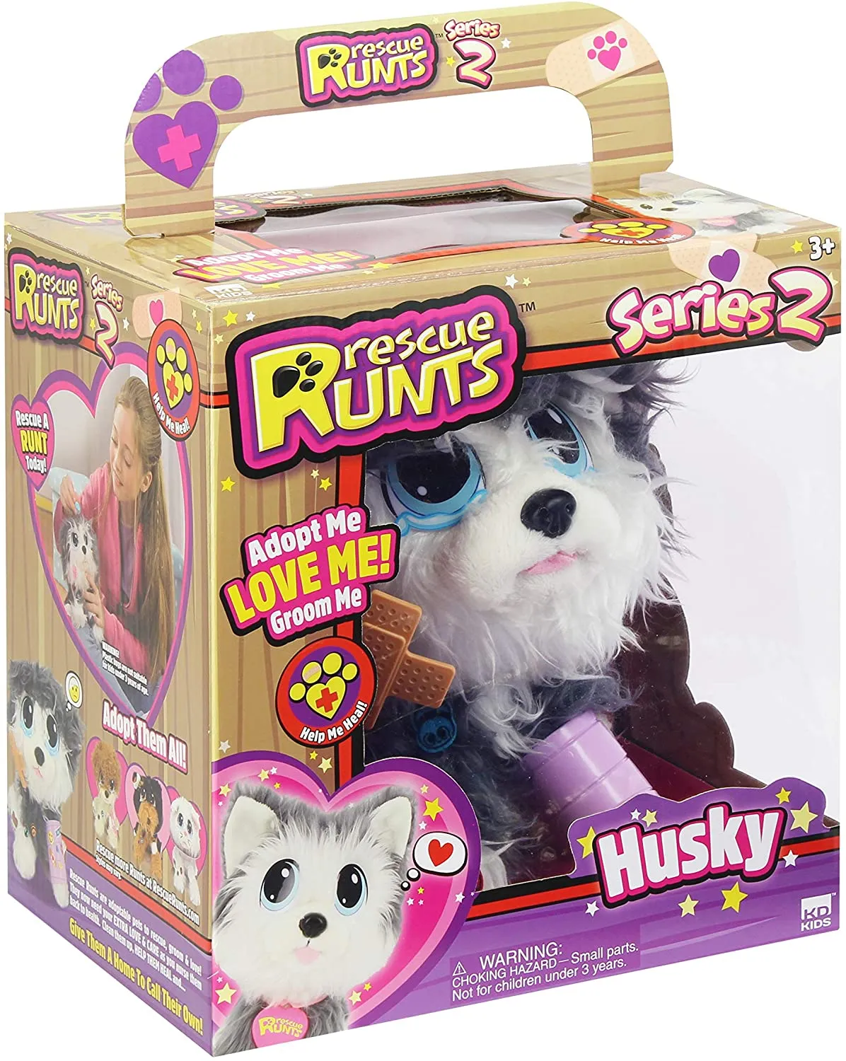 Rescue Runts Series 2 Plush Pet Toy Kidz Delight Assortment