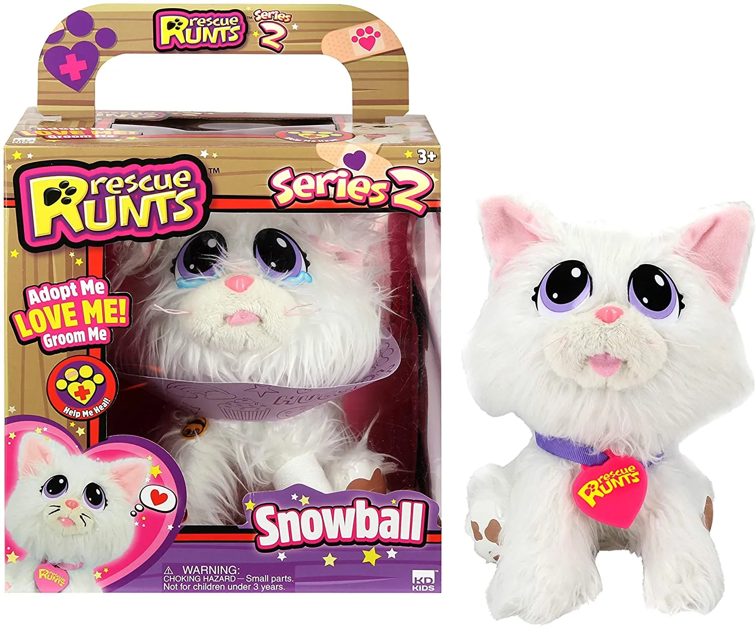 Rescue Runts Series 2 Plush Pet Toy Kidz Delight Assortment