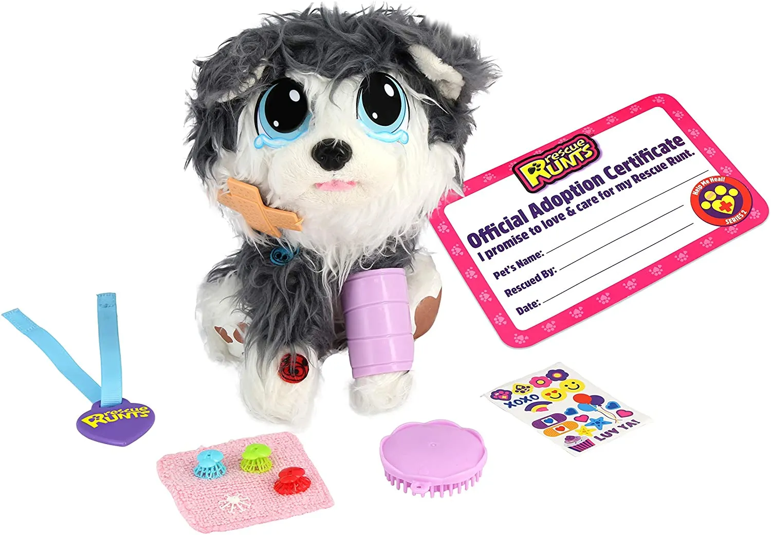 Rescue Runts Series 2 Plush Pet Toy Kidz Delight Assortment