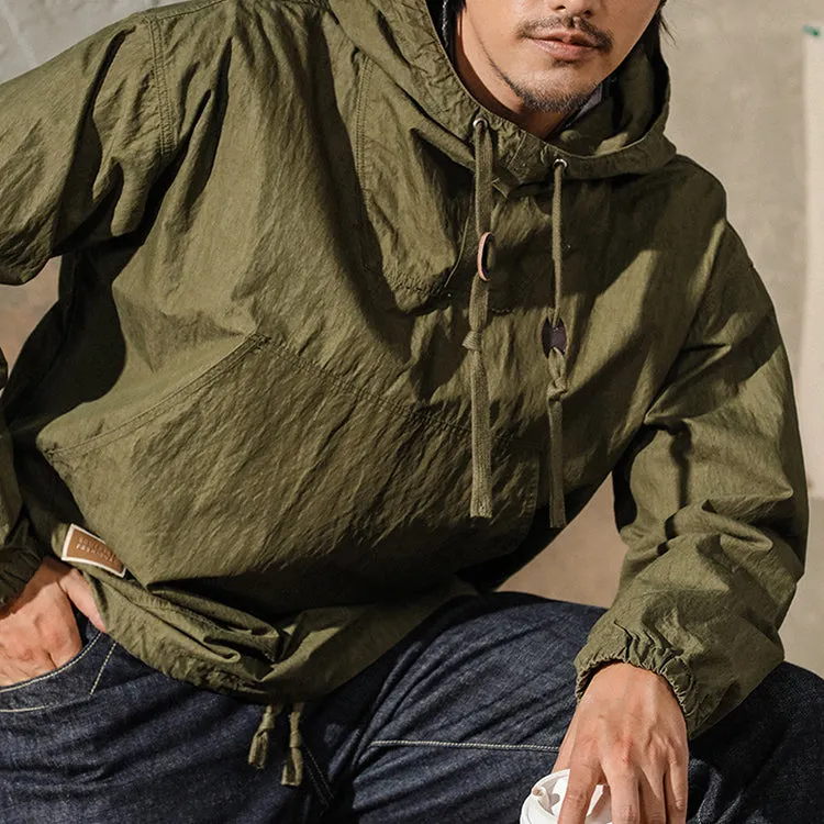 Retro Military Style Classic Deck Parker Hoodie