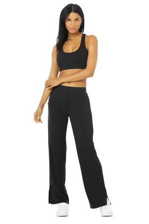 Scoop Neck Sweatshirt Bra & Courtside Tearaway Snap Pant Set