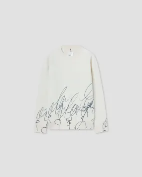 SCRIBBLE CREWNECK