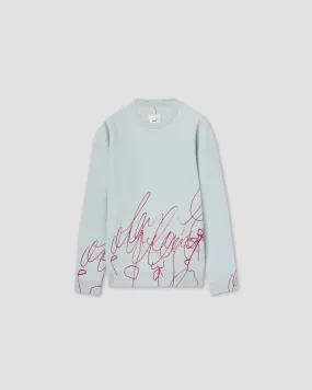 SCRIBBLE CREWNECK