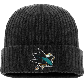 Sharks Core Cuffed Knit Beanie