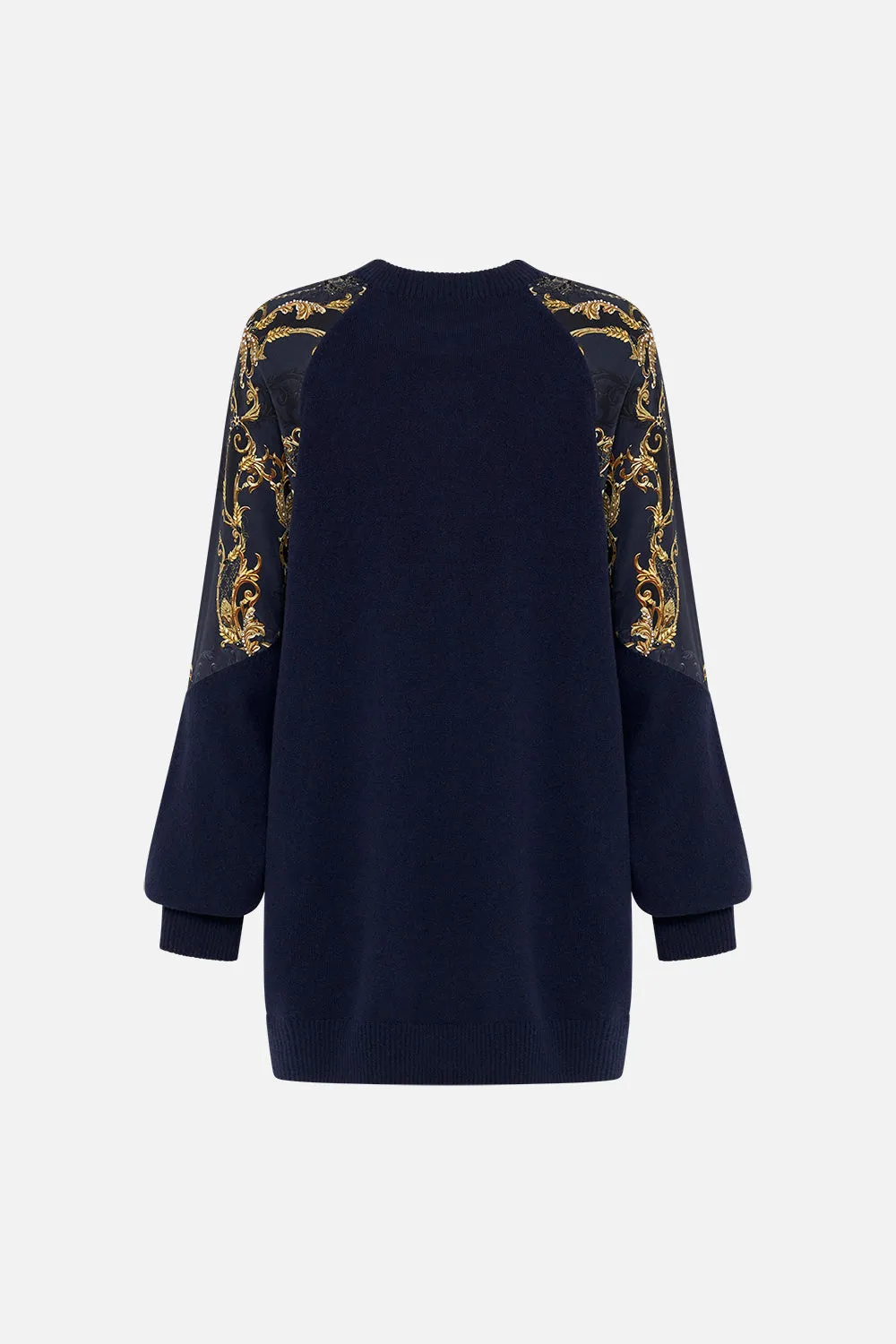 SILK SPLICED SHOULDER JUMPER MOONLIGHT MELODIES