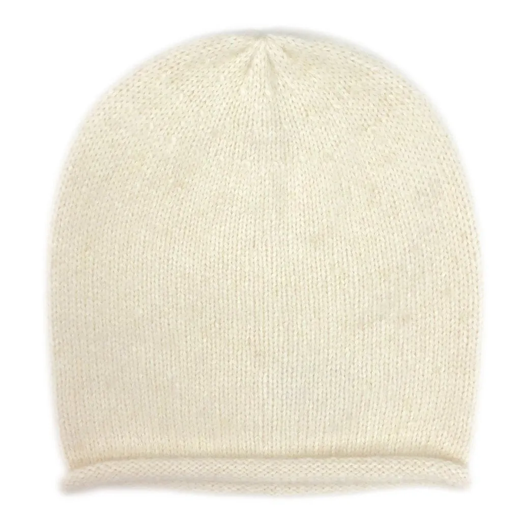 Snow Essential Knit Alpaca Beanie - Handmade, eco-friendly, fairtrade