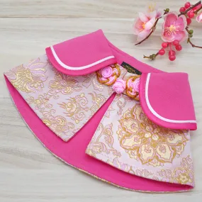 Spring Of Beauty in Fushia Pink Gold CNY Cape