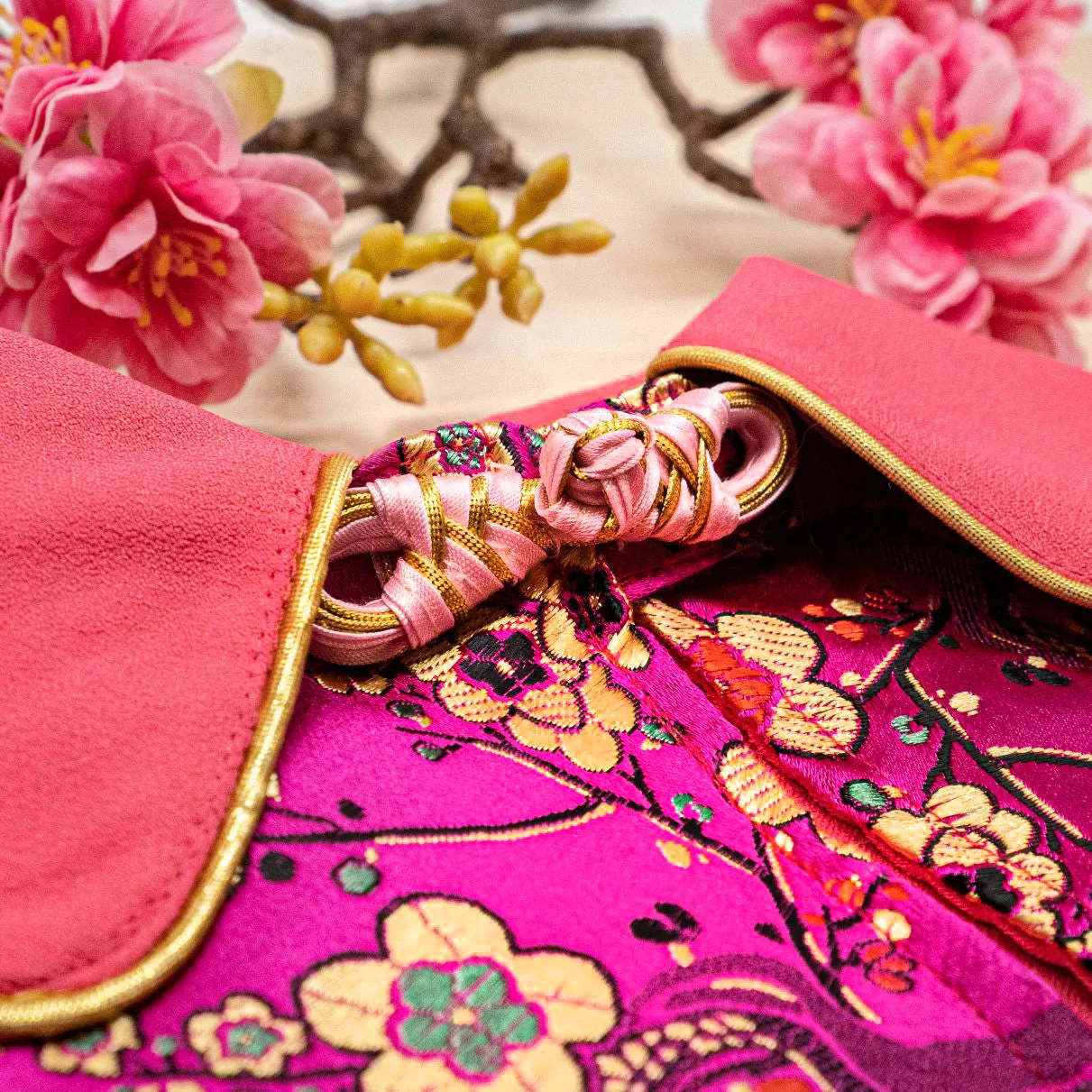 Spring Of Blossoms in Fuchsia CNY Cape