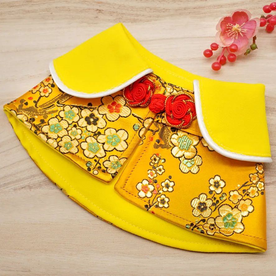 Spring Of Blossoms in Golden Yellow CNY Cape