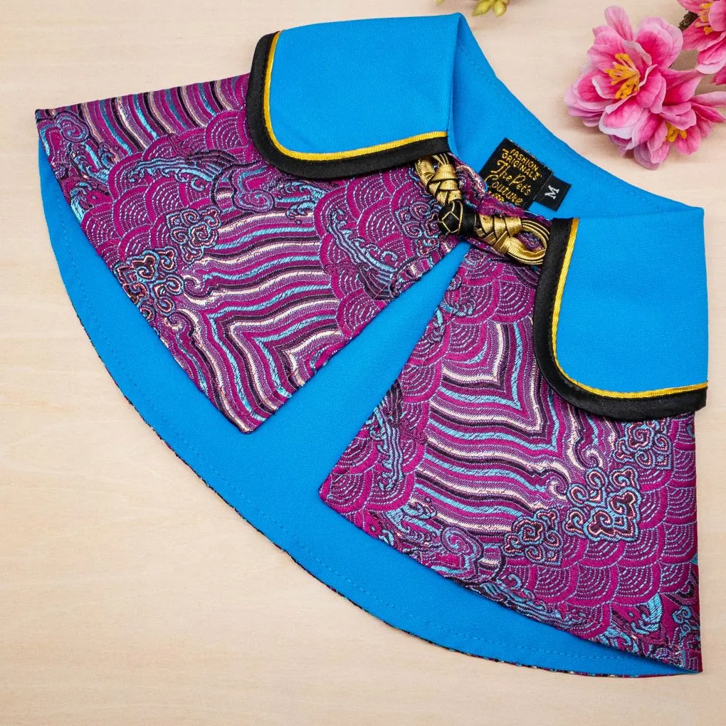 Spring Of Hope in Imperial Royal Violet Blue CNY Cape