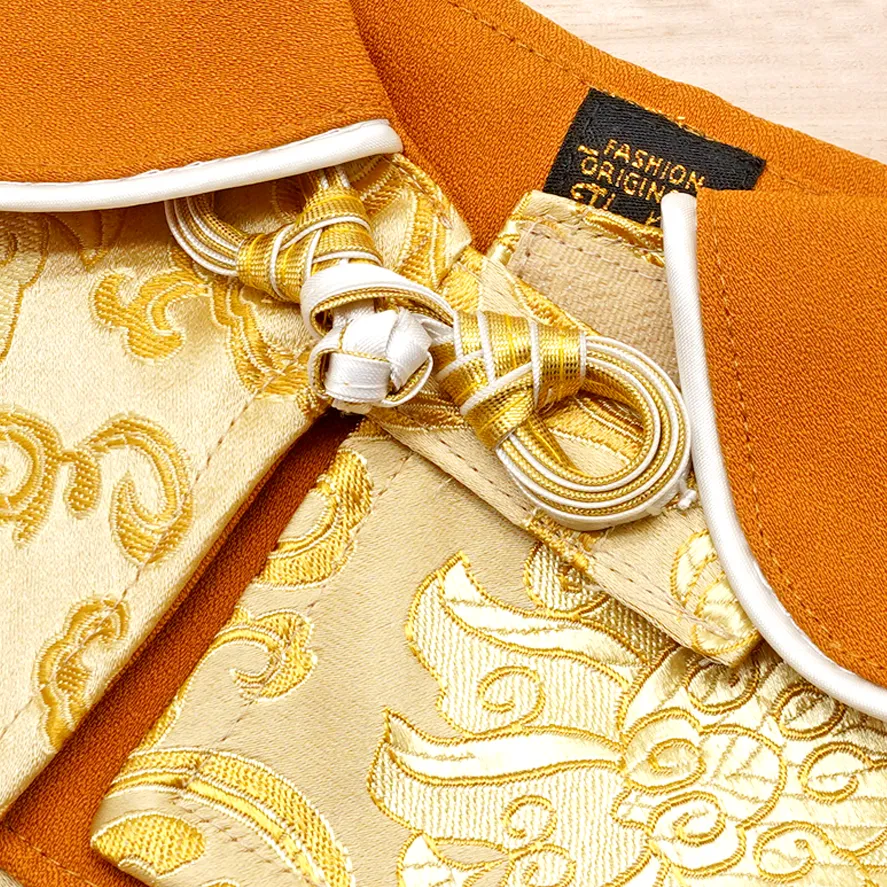 Spring Of Treasures in Golden Mustard CNY Cape