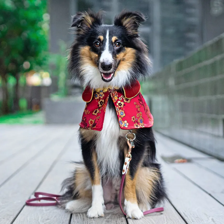 Spring Of Vitality in Garnet Gold Blossom CNY Cape