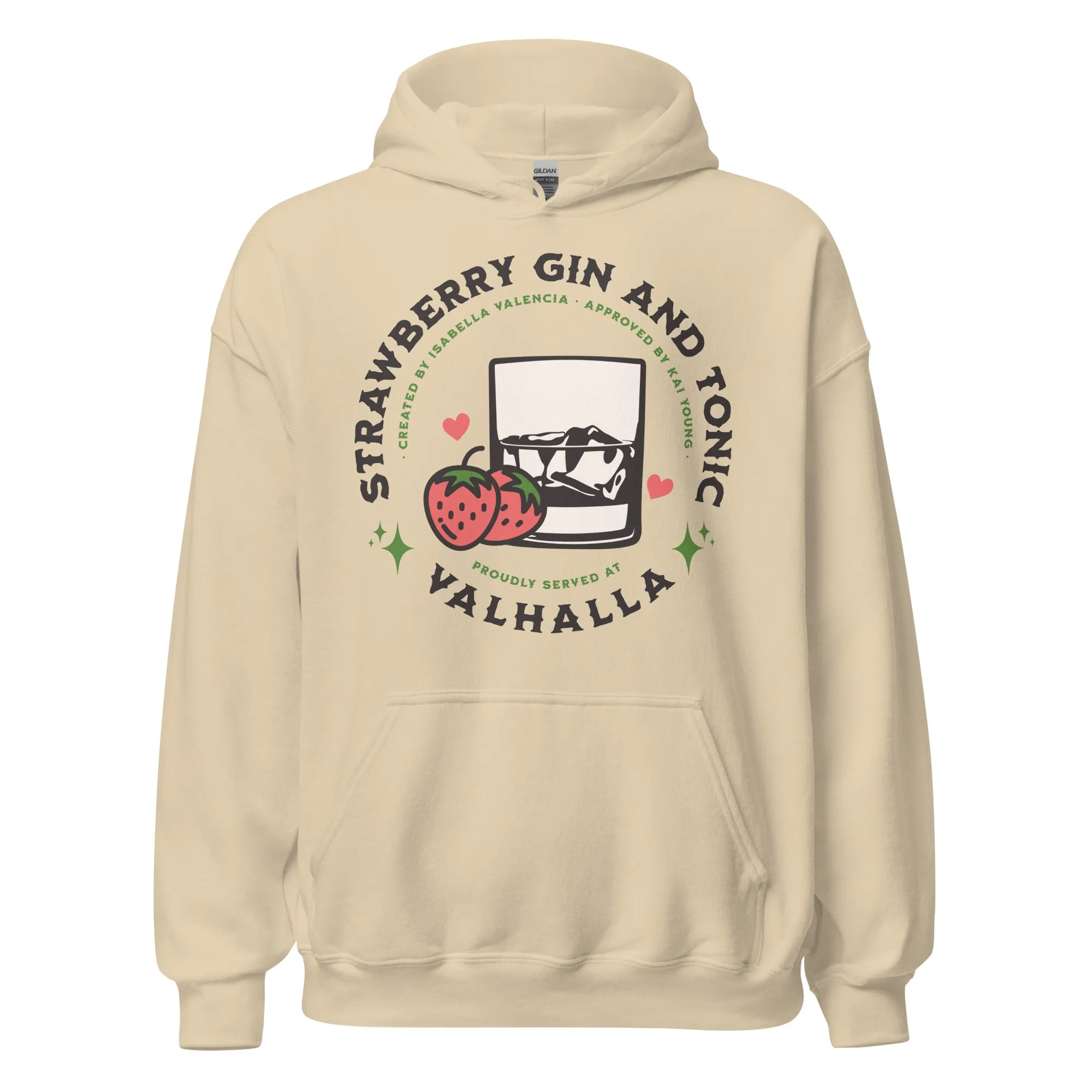 Strawberry Gin and Tonic Isabella and Kai Hoodie