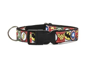 Super Heroes Dog Collar