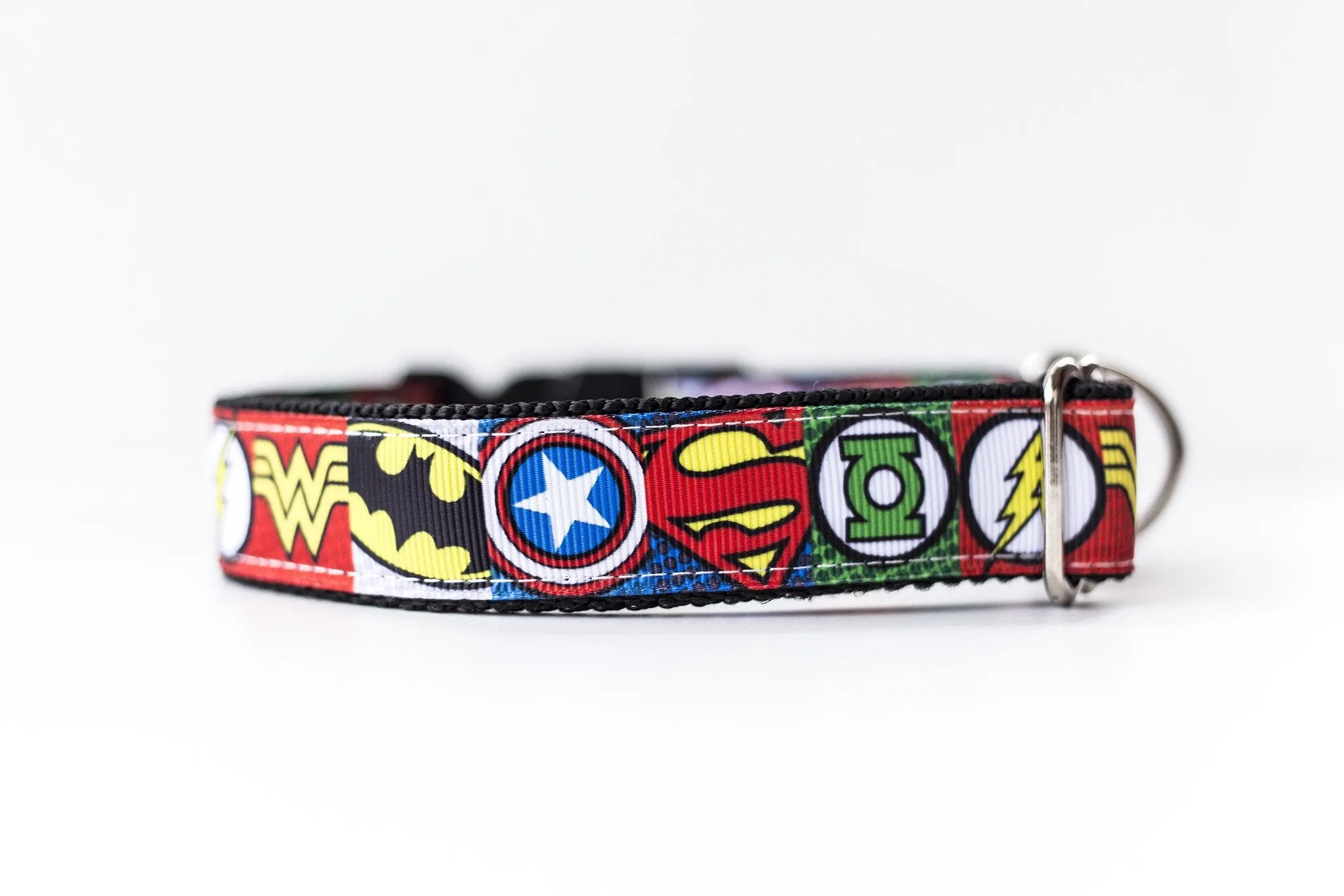 Super Heroes Dog Collar